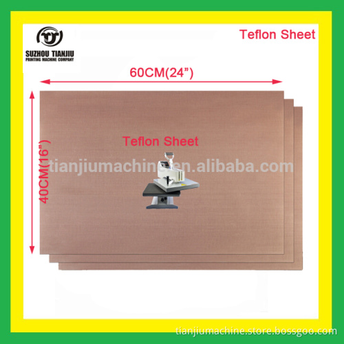 Teflon sheet for heat transfer machine